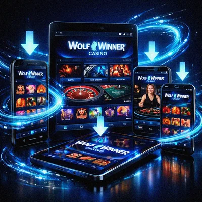 Accessing the mobile casino via web browser on smart devices